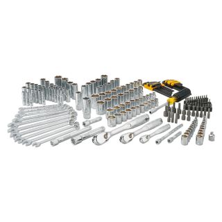 Trusa scule Dewalt, 1/4", 3/8", 1/2", 205 piese