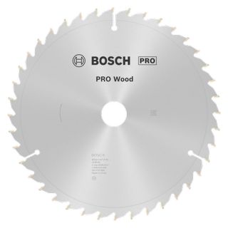 Panza fierastrau circular Bosch PRO Wood, 254x30x2/1.4mm, 40 dinti, unghi degajare -5°