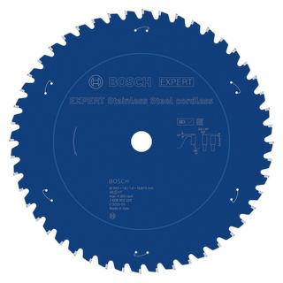 Panza fierastrau circular Bosch EXPERT Stainless Steel cordless, 203x15.875x1.8/1.4mm, 48 dinti