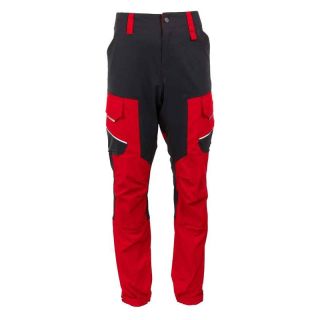 Pantaloni Renania ELASTICO, rosu/gri, mas. 3XL