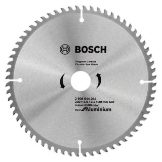 Panza fierastrau circular Bosch Eco for Aluminium, 190x16/20x2.2/1.6mm, 54 dinti