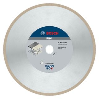Disc diamantat ceramica Bosch PRO Ceramic, 350x30/25.4x3mm