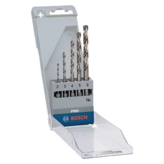 Set burghie pentru metal Bosch PRO Metal HSS-G, hexagonala, 2-6mm, 5 bucati
