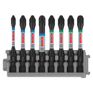 Set biti de insurubare Bosch PRO Impact, PH/PZ, 8 bucati