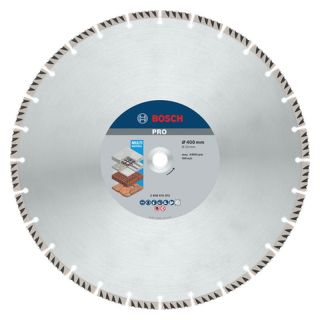 Disc diamantat multi-material Bosch PRO Multi Material, 400x20x3.2mm