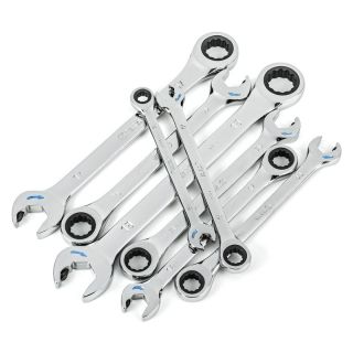 Set chei combinate cu clichet Sata, 8-19mm, 8 piese