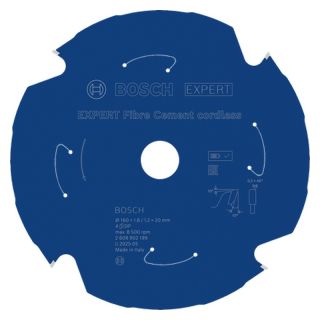 Panza fierastrau circular Bosch EXPERT Fibre Cement cordless, 160x20x1.8/1.2mm, 4 dinti