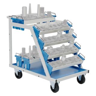 Carucior de transport pentru scule CNC Bedrunka+Hirth 630x900x860mm 6 polite