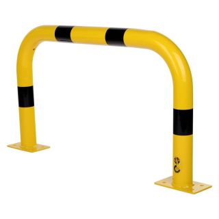 Bariera de protectie Dancop 1000x600x76mm zincat negru/galben