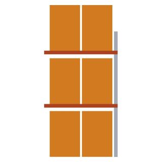 Raft suplimentar pentru paleti Meta MULTIPAL 1000kg 4400x1100x1825mm 3 polite