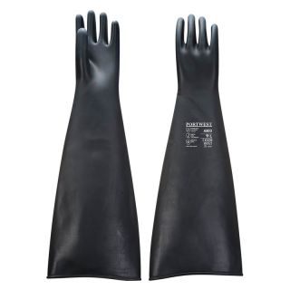 Manusi protectie chimica Portwest HEAVYWEIGHT, negru, mas. 2XL