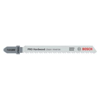 Panza fierastrau pendular/vertical Bosch PRO Hardwood clean reverse T101BRF, 100mm, 3 bucati