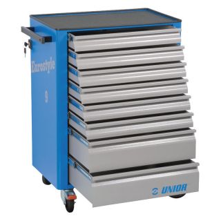 Carucior pentru scule EUROSTYLE Unior 940E9, 8 sertare, 770x500x975mm