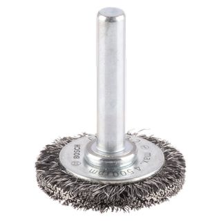 Perie disc Bosch PRO Metal, fir ondulat otel 0.2mm, 30x6mm