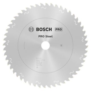 Panza fierastrau circular Bosch PRO Steel, 254x25.4x2.2/1.8mm, 52 dinti