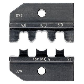 Bac de sertizat Knipex conectori cu fisa MC4 pentru instalatii solare