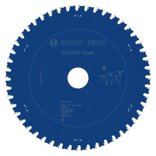 Panza fierastrau circular Bosch EXPERT Steel, 210x30x2/1.6mm, 48 dinti