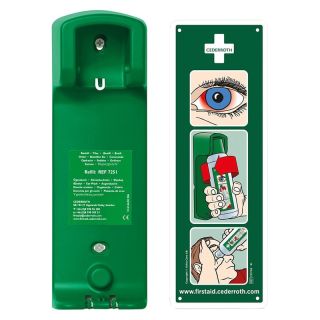 Suport de perete, pentru dus de ochi, flacon 2 x 500 ml, CEDERROTH