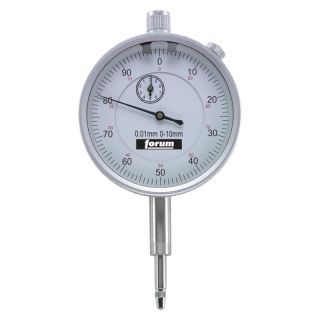 Ceas comparator de precizie, DIN878, inox, citire 0, 01mm, 0-10mm, D58mm, Forum