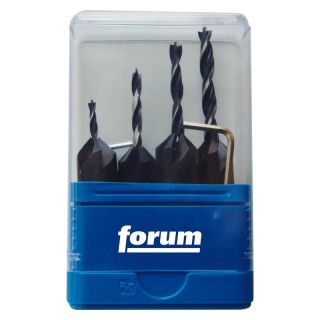 Set burghie pentru lemn cu zencuitor Forum HSS, 3-6mm, 4 piese