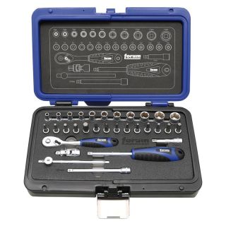 Trusa chei tubulare 1/4", set 30 buc, 6 canturi, Forum