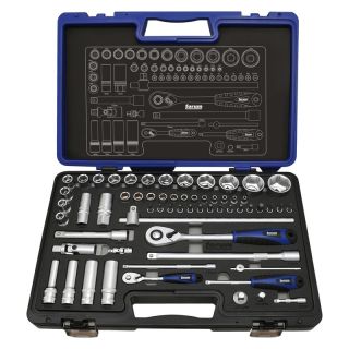 Trusa chei tubulare 1/2"+1/4", set 60 buc, 6 cant uri, Forum