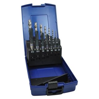 Set tarozi de masina Forum, HSS-E DIN371B/DIN376B, gauri strapunse, M3-M12 + burghie HSS DIN338N, 2.5-10.2mm