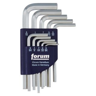 Set chei hexagonale in L Forum, DIN911, 5/64-5/16", 8 piese