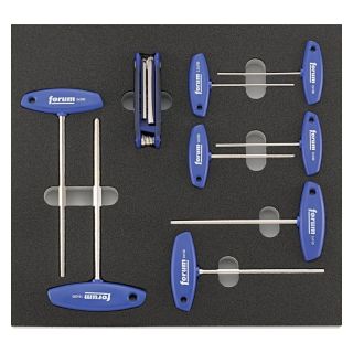 Modul 2/3, chei hexagonale cu maner T, set 9 buc, Forum