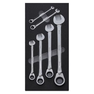Modul 1/3, chei combinate cu clichet, set 6 buc, c u umar, Forum