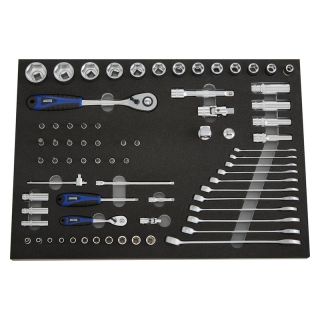 Modul 3/3, chei tubulare fixe, set 61 buc, antre nare 1/4" si 1/2", Forum