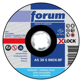 Disc polizare inox Forum, X-Lock, 125x22.23x6mm
