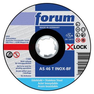 Disc taiere inox Forum, X-Lock, 125x1.6mm