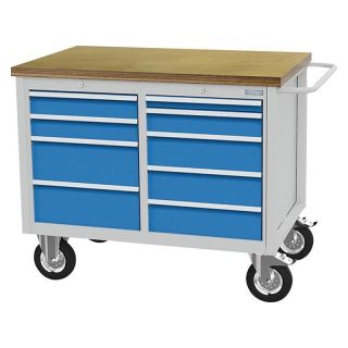 Banc de lucru mobil Bedrunka+Hirth 1250x750x995mm, 9 sertare