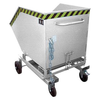 Container basculant Bauer Sudlohn KW-ET 600L zincat