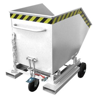 Container basculant cu sita si robinet Bauer Sudlohn SKW-ET 250L zincat