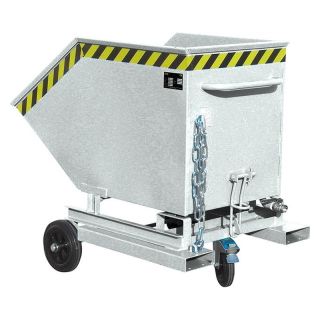 Container basculant cu sita si robinet Bauer Sudlohn SKW-ET 400L zincat