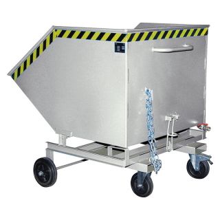 Container basculant cu sita si robinet Bauer Sudlohn SKW-ET 1000L zincat