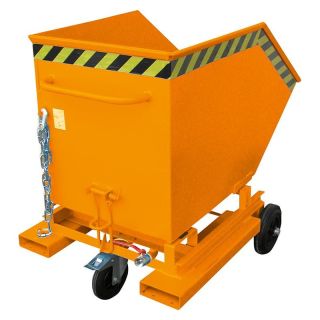 Container basculant cu sita si robinet Bauer Sudlohn SKW-ET 250L RAL 2000