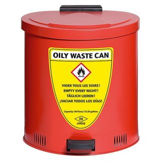 Container pentru deseuri Asecos 50L rosu