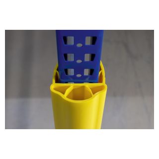 Protectie picioare rafturi D-Flexx Alfa 600x75/100mm galbena