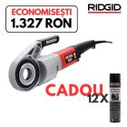 Pachet combo Ridgid - Masina de filetat 690-I, 1/2"-2" + Spray ulei filetare 600ml
