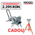 Pachet combo Ridgid - Dispozitiv de canelat 916 + Stativ pentru teava VJB1