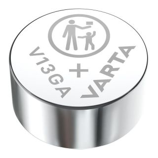 Baterie Alcalina V13GA/LR44, 1.5V, 130 mAh, blister de 2 bucati, VARTA
