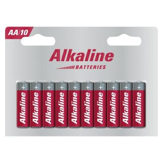 Baterii Alcaline Mignon AA LR 6, blister de 10